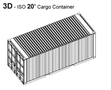 Shipping Container Home - RSCP - Shipping Container 20' 3D Model