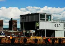 Gad - Recycled Shipping Container Gallery In Oslo.  Shipping Container Prefab Architecture At Its Best.