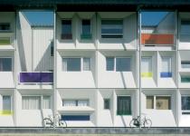 qubic - Social housing, Student housing.  Multi-unit prefab modular shipping container architecture.