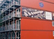 Keetwonen (amsterdam Student Housing).  Multi-unit Prefab Sustainable Shipping Container Architecture.