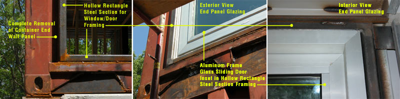 Shipping Container Home - RSCP -  Window Framing