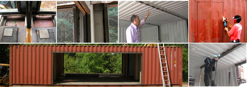 Shipping Container Home - RSCP - Container Modification Examples