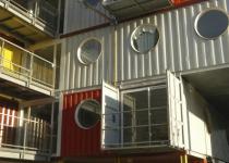 Container City - Multi Unit Prefab Green Architecture Made Of Shipping Containers.