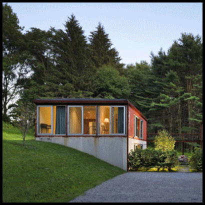 Projects built with shipping containers.